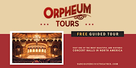 Orpheum Tours tickets