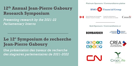 12th Jean-Pierre Gaboury Symposium // 12e Symposium Jean-Pierre Gaboury tickets