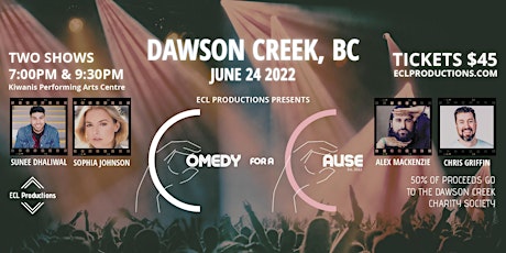 Comedy for a Cause Dawson Creek!