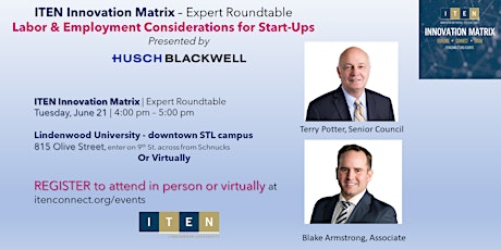 Expert Roundtable - Labor and Employment Considerations for Startups tickets
