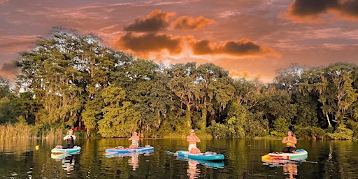 Sunset SUP Yoga Group Class: Winter Park on Thursday, July 14th at 6:30PM