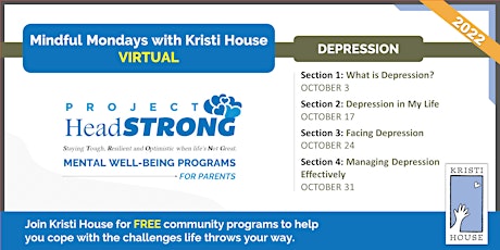 VIRTUAL: Depression - Free Mental Well-Being Programs