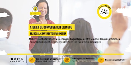 Atelier de conversation bilingue tickets