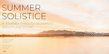 Summer Solistice - A journey through movement, breathwork and sound. tickets