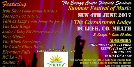 The Energy Centre Fireside Sessions Summer Festival of Music 2017 primary image