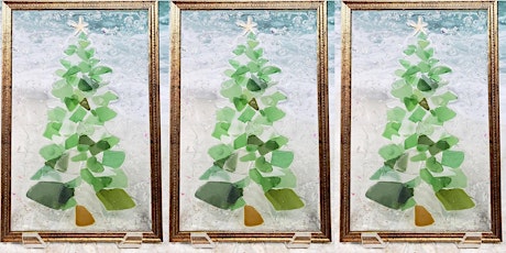 Sea Glass Christmas tree resin window workshop tickets