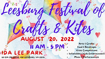 Leesburg Festival of Kites and Crafts @ Ida Lee Park tickets