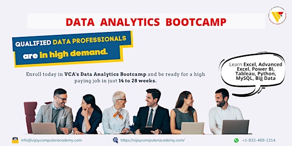 VCA DATA ANALYTICS Bootcamp | Info Session