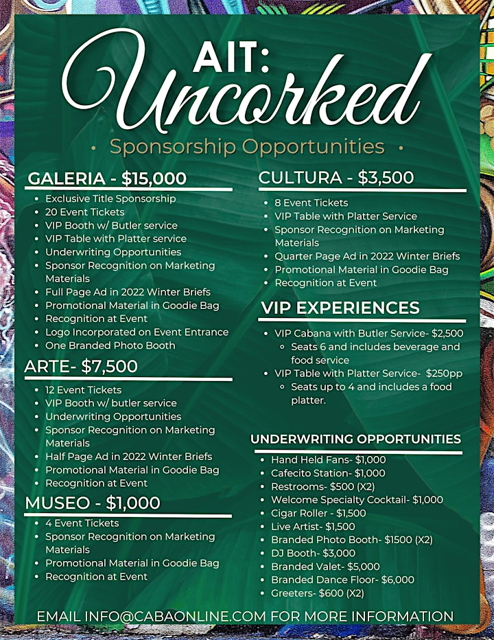 CABA's 18th Annual AIT: Uncorked image
