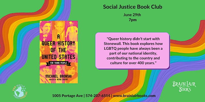Social Justice Book Club: A Queer History Of The United States image