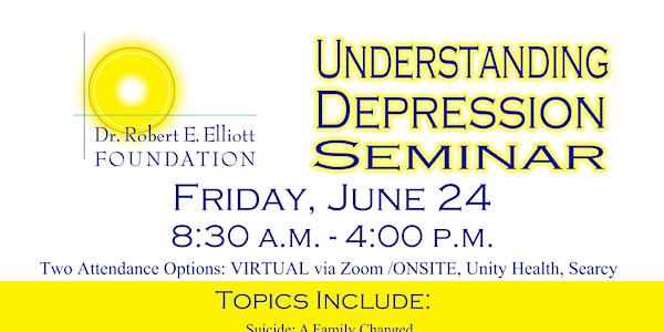 "Understanding Depression Seminar" 2022, Onsite & Virtual