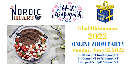 SVERIGEPAKETET AND THE NORDIC HEART GLAD MIDSOMMAR 2022 ONLINE ZOOM PARTY primary image