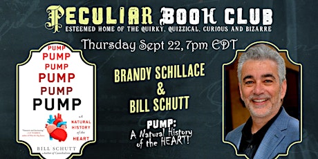 Sept 22nd: PUMP with Bill Schutt!