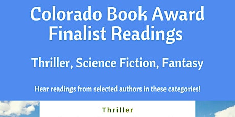 Colorado Book Awards Finalist Reading: Thriller and SciFi/Fantasy tickets