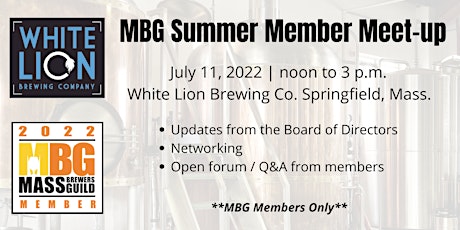 MBG Summer Member Meet-up tickets