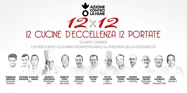12 cucine d'eccellenza x 12 portate per combattere fame e malnutrizione