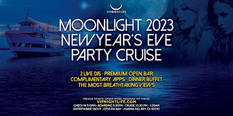 LA New Year's Eve Moonlight Pier Pressure Cruise 2023 tickets