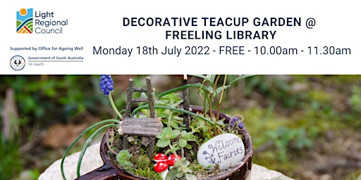 Decorative Teacup Gardens @ Freeling Library