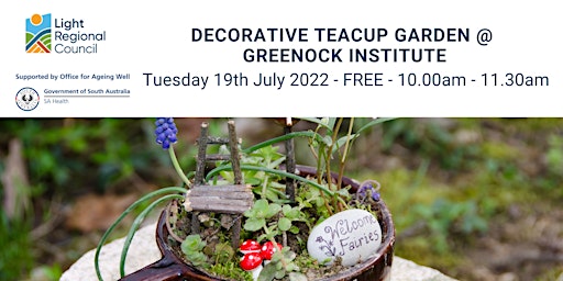 Decorative Teacup Gardens @ Greenock Institute