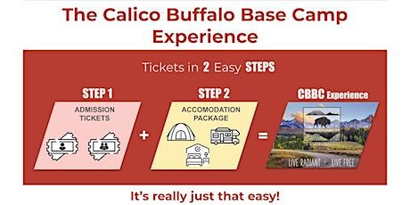 THE CALICO BUFFALO BASE CAMP EXPERIENCE tickets