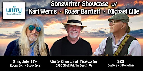 Songwriter-in-the-Round event - Roger Bartlett, Michael Lille, & Karl Werne primary image
