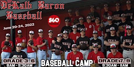 23rd Annual: DeKalb High School Baseball Camp primary image