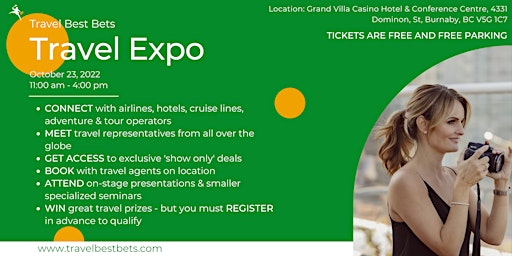 TRAVEL BEST BETS EXPO