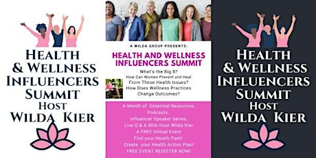 Health and Wellness Influencers Summit & Wellness Speaker Series boletos