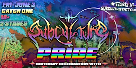 SUBCULTURE PRIDE 2022 tickets