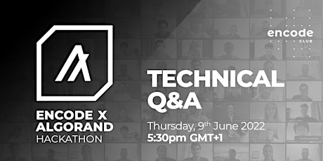 Algorand Hackathon: Technical Q&A tickets