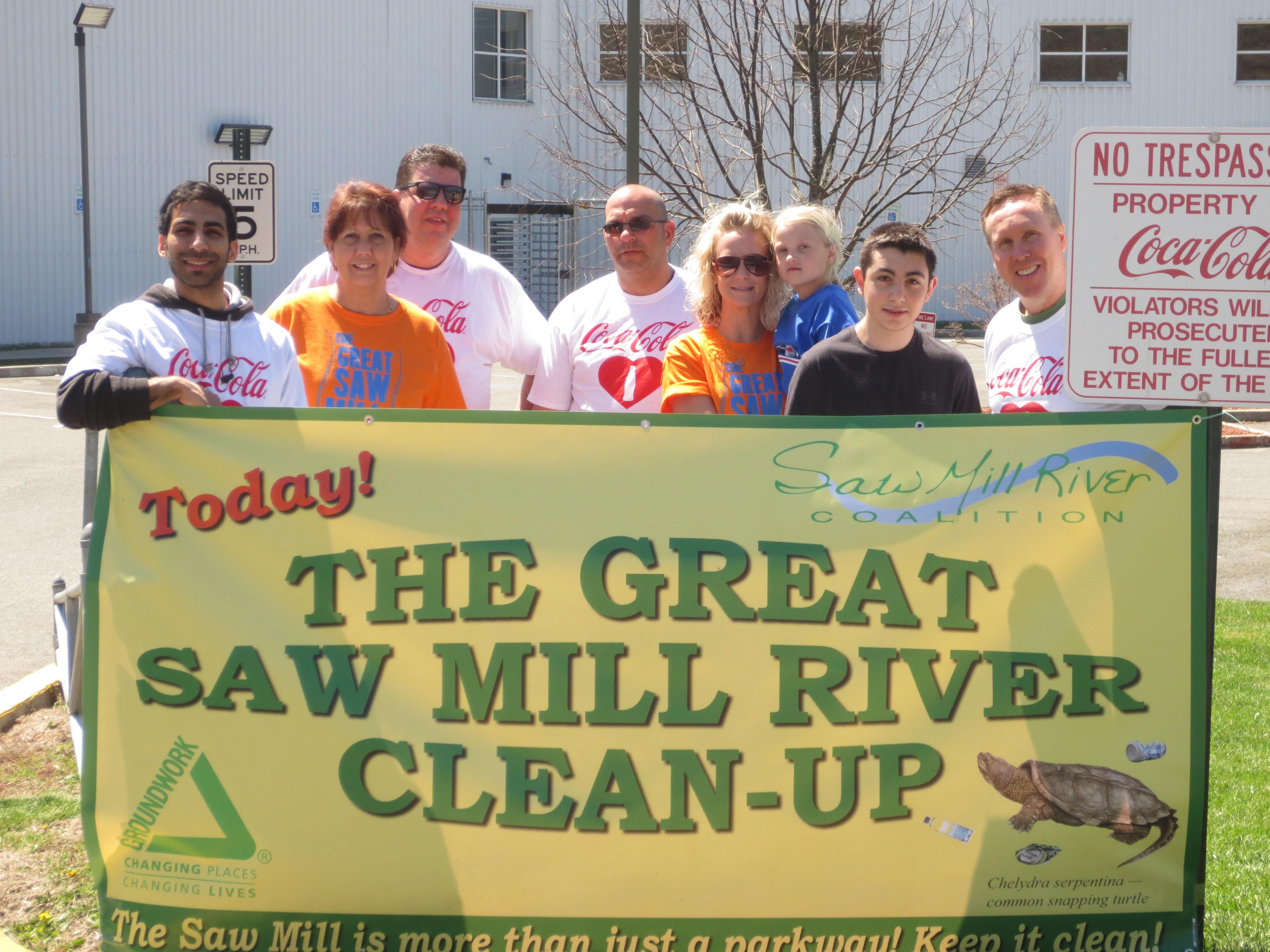 Great Saw Mill River Cleanup 2018: Elmsford- Liberty Coca-Cola Site