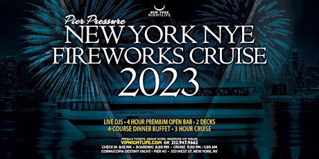 New York New Year's Eve Fireworks Party Cruise 2023 tickets