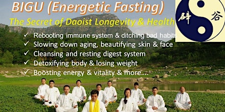The 4-Day Online Qigong Fasting (Bigu) Workshop with Dr. Chen in July tickets