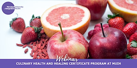 Webinar | Certificate in Culinary Health and Healing Program tickets