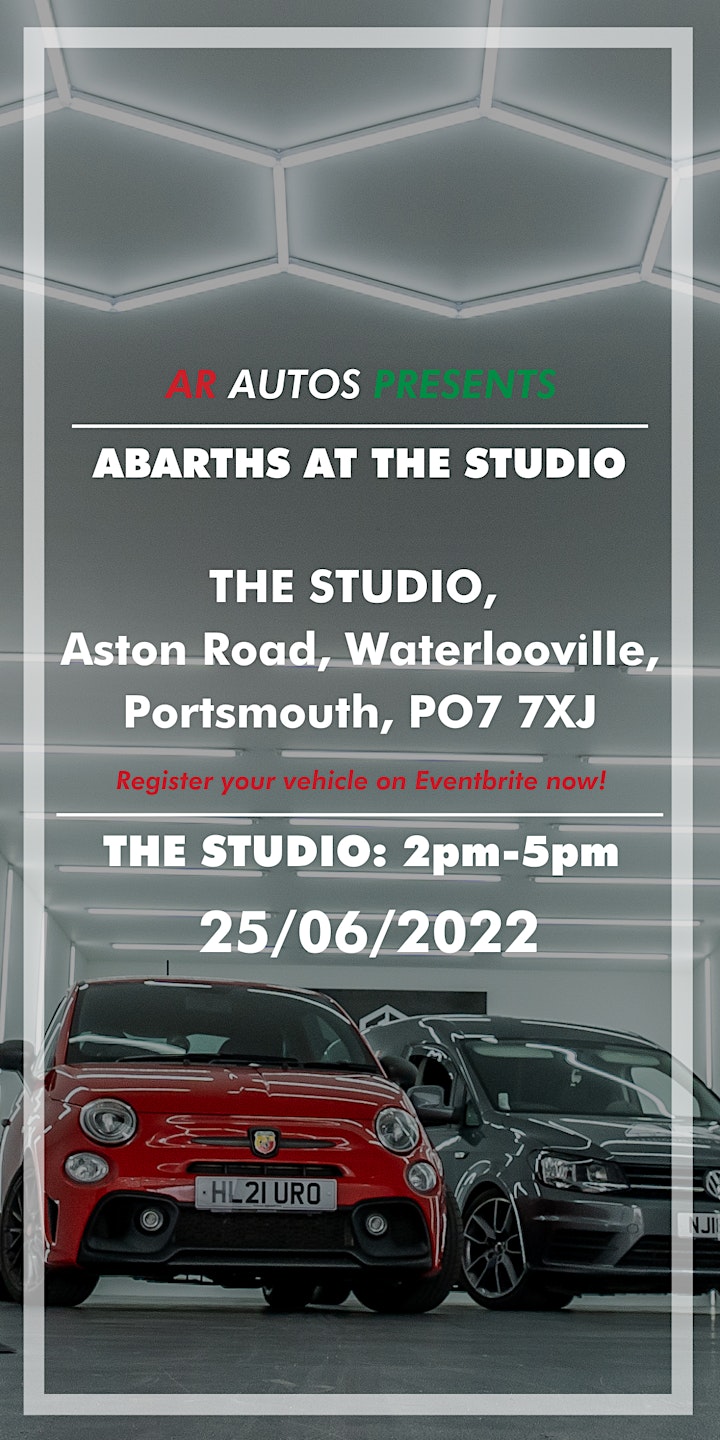 AR Autos Presents Abarths at The Studio image