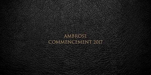  2017 SEMINARY Commencement Ceremony Tickets