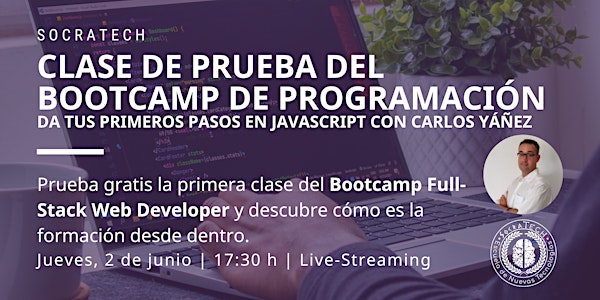 Clase de prueba del Bootcamp de Programación en JavaScript con Carlos Yáñez