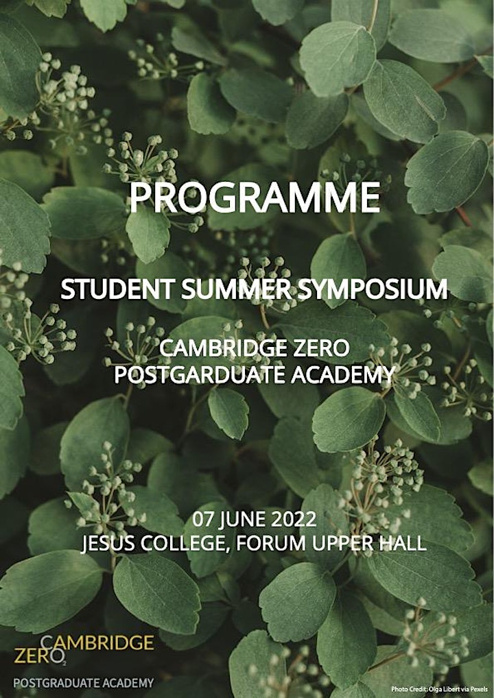 Student Summer Symposium - Cambridge Zero Postgrad Academy image