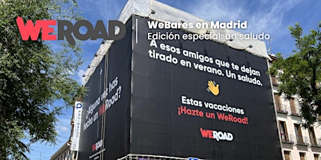 WeBares en Madrid | ¡Edición un saludo! entradas