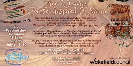 Free Weaving  Course; Inspired by Nature