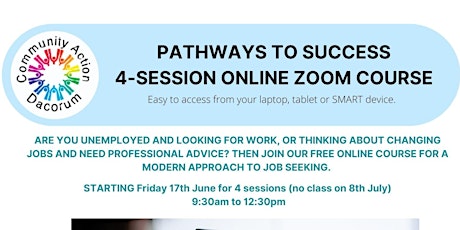 Pathways to Success - FREE COURSE for HERTFORDSHIRE RESIDENTS tickets