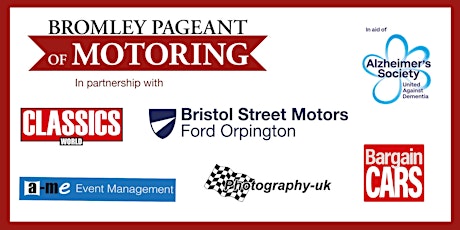 Bromley Pageant of Motoring - One Make Parking, Special Display, For Sale tickets