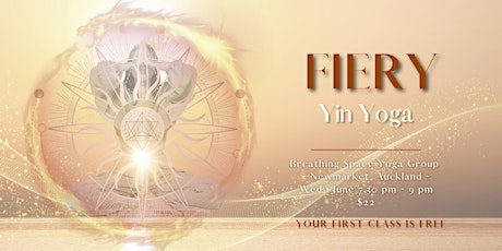 Fiery Yin Yoga with Christina in Newmarket, Auckland
