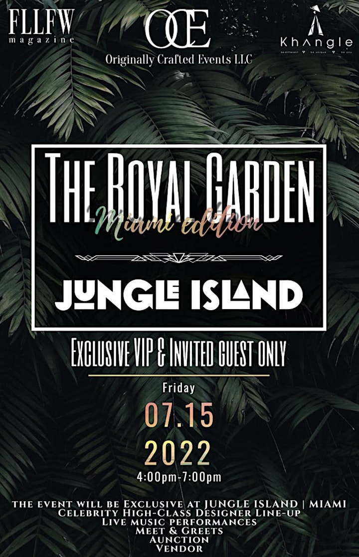 The Royal Garden - Miami Edition | Fashion, Music & Experiences image