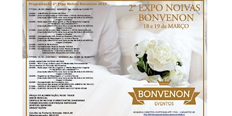Imagem principal do evento 2° EXPO NOIVAS BONVENON CAMPINAS/2017 - Convite VIP