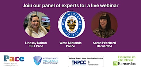 County Lines in West Midlands, free webinar for parents tickets