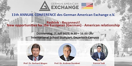 11th Annual Conference des German American Exchange e.V. tickets