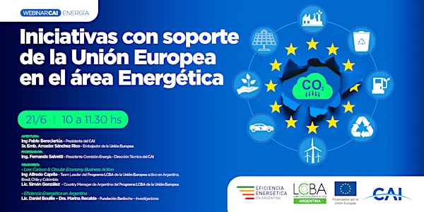 WebinarCAI - Iniciativas con soporte de la U. Europea en el área Energética