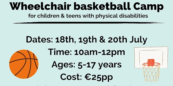 Wheelchair Basketball Camp for children with physical disabilities