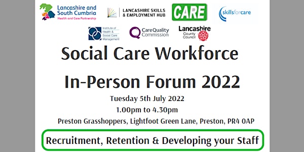 Social Care Workforce In-Person Forum 2022